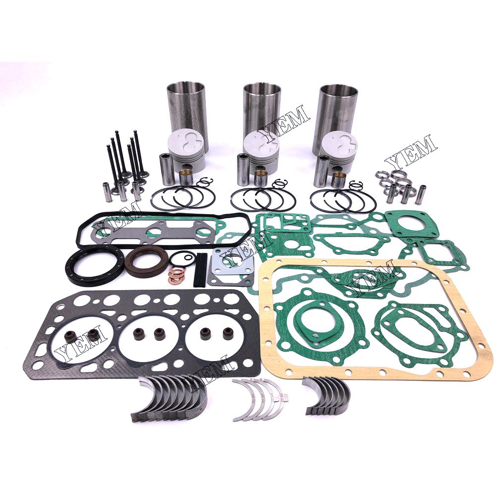 K3F-IDI Overhaul Rebuild Kit With Gasket Set Bearing-Valve Train For Mitsubishi 3 cylinder diesel engine parts For Mitsubishi