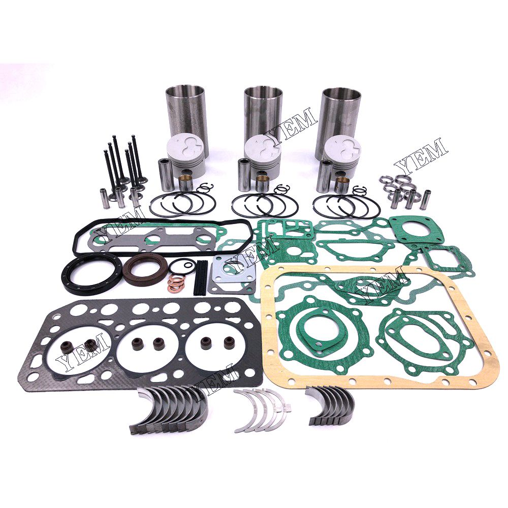 K3F-IDI Overhaul Rebuild Kit With Gasket Set Bearing-Valve Train For Mitsubishi 3 cylinder diesel engine parts For Mitsubishi