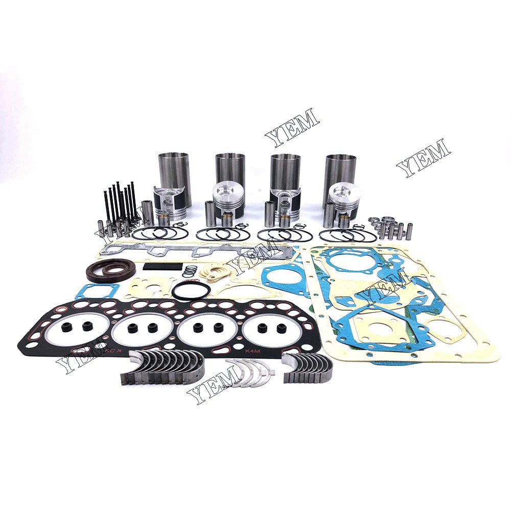 K4M DI Overhaul Rebuild Kit With Gasket Set Bearing-Valve Train For Mitsubishi 4 cylinder diesel engine parts For Mitsubishi