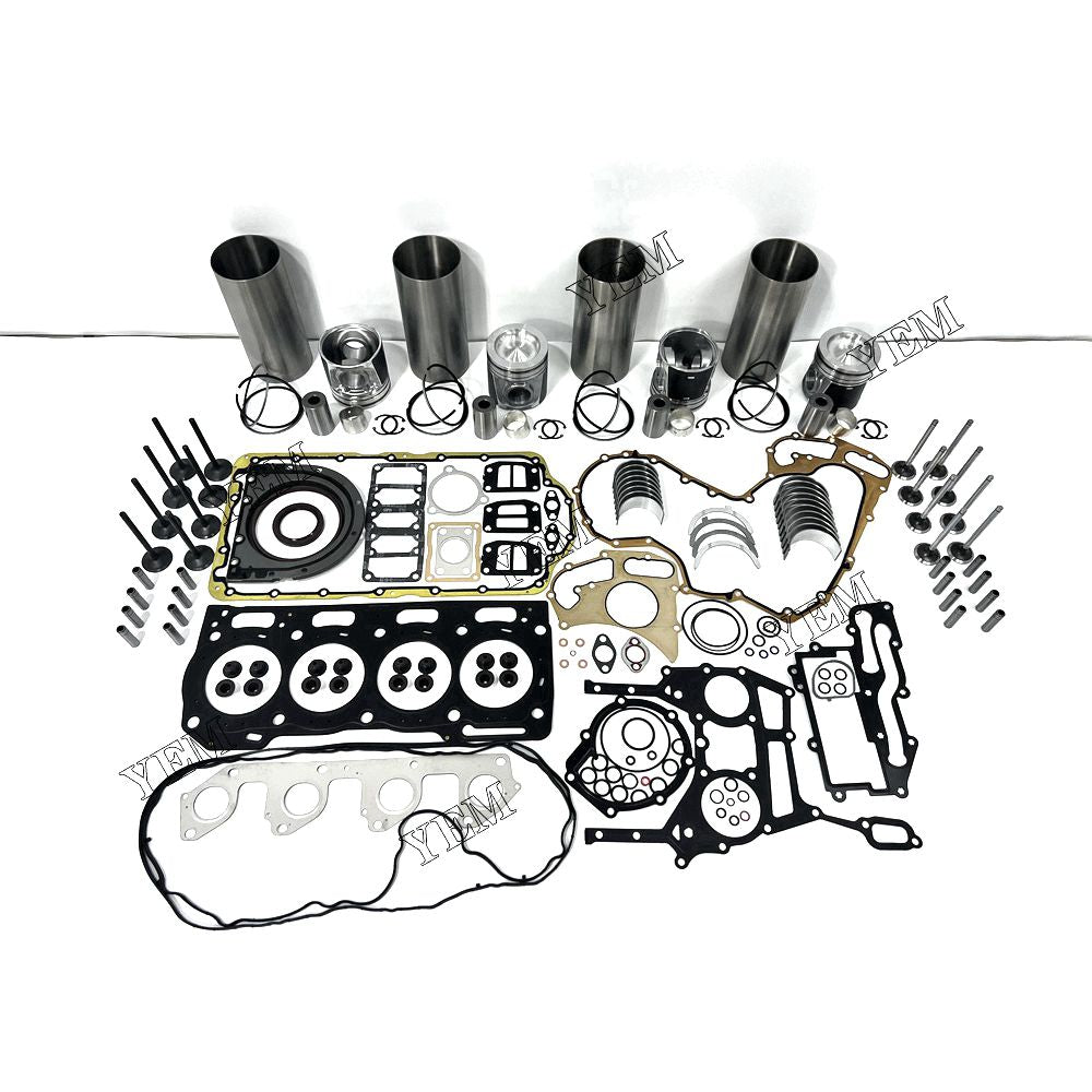 C4.4 CR Engine Overhaul Rebuild Kit With Gasket Bearing Valve Set For Caterpillar 6 cylinder diesel engine parts For Caterpillar