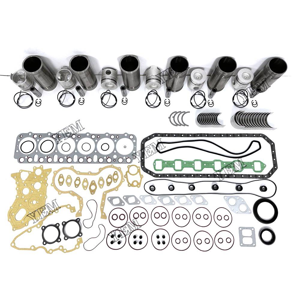 FD6 Overhaul Rebuild Kit With Gasket Set Bearing For Nissan 6 cylinder diesel engine parts For Nissan