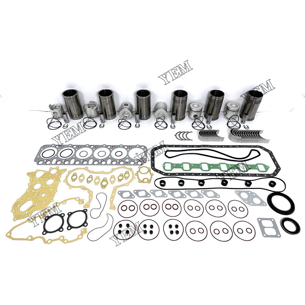 FD6 Overhaul Rebuild Kit With Gasket Set Bearing For Nissan 6 cylinder diesel engine parts For Nissan