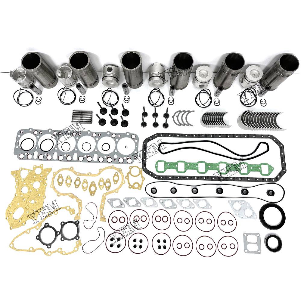 FD6 Engine Overhaul Rebuild Kit With Gasket Bearing Valve Set For Nissan 6 cylinder diesel engine parts For Nissan