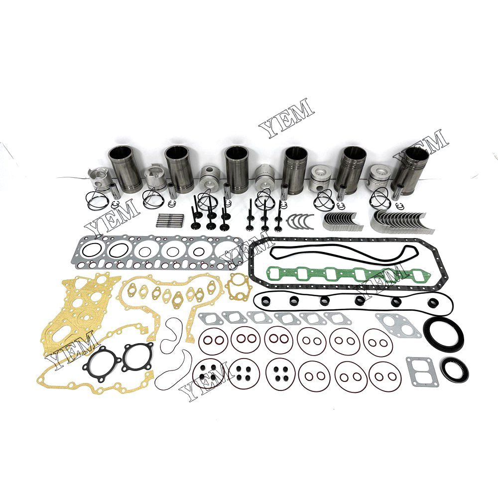 FD6 Engine Overhaul Rebuild Kit With Gasket Bearing Valve Set For Nissan 6 cylinder diesel engine parts For Nissan