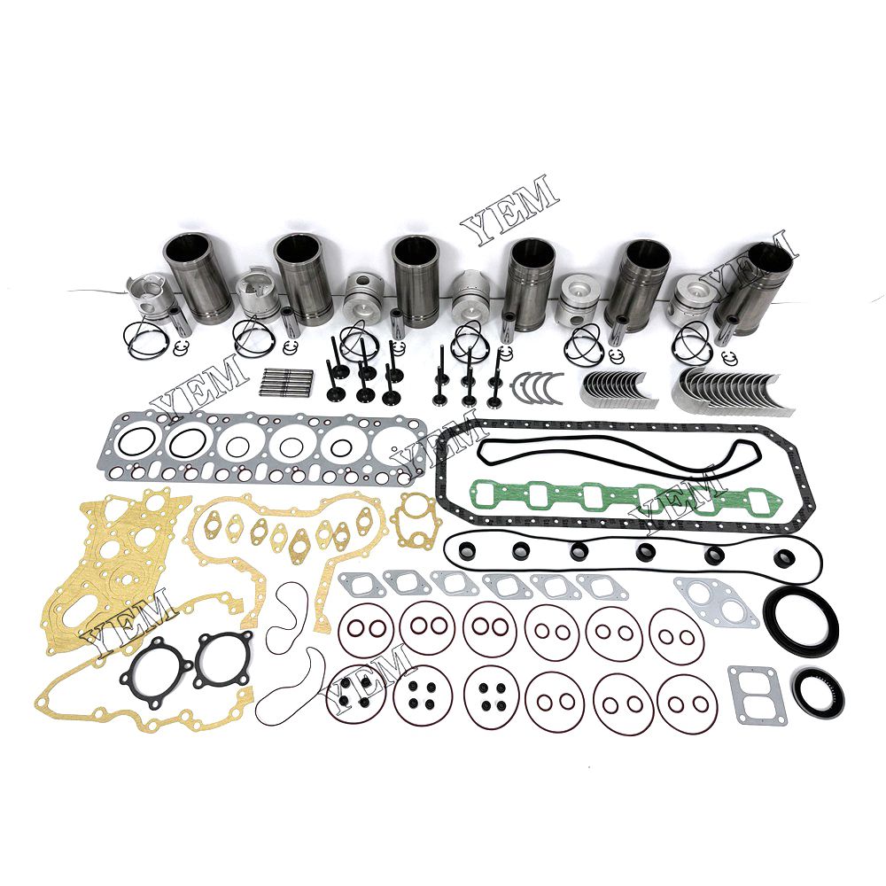 FD6 Engine Overhaul Rebuild Kit With Gasket Bearing Valve Set For Nissan 6 cylinder diesel engine parts For Nissan