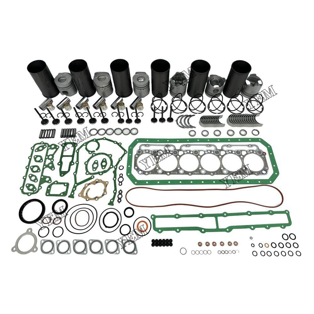 WO4D Overhaul Rebuild Kit With Gasket Set Bearing-Valve Train For Hino 6 cylinder diesel engine parts