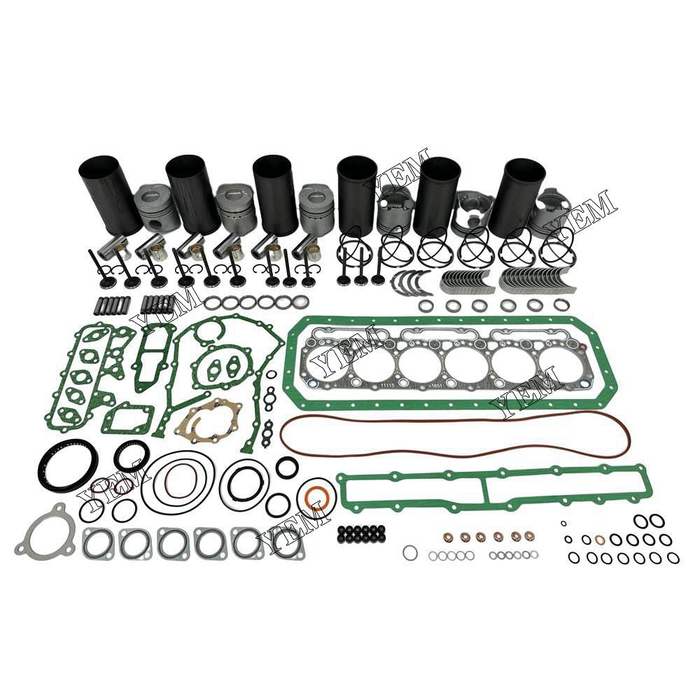 WO4D Overhaul Rebuild Kit With Gasket Set Bearing-Valve Train For Hino 6 cylinder diesel engine parts For Hino