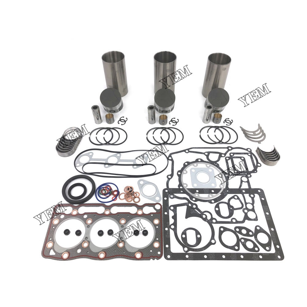 D905 Overhaul Rebuild Kit With Gasket Set Bearing For Kubota 3 cylinder diesel engine parts