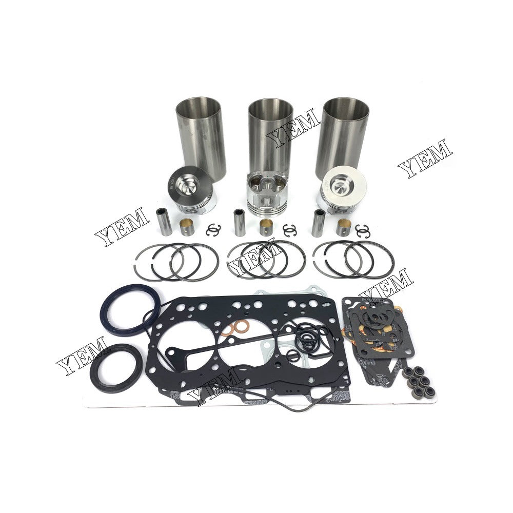 3D82 Overhaul Kit With Gasket Set For Yanmar 3 cylinder diesel engine parts