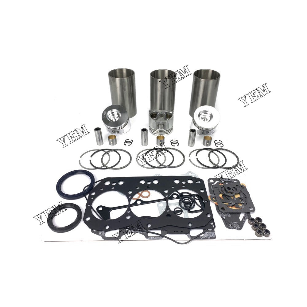 3D82 Overhaul Kit With Gasket Set For Yanmar 3 cylinder diesel engine parts For Yanmar