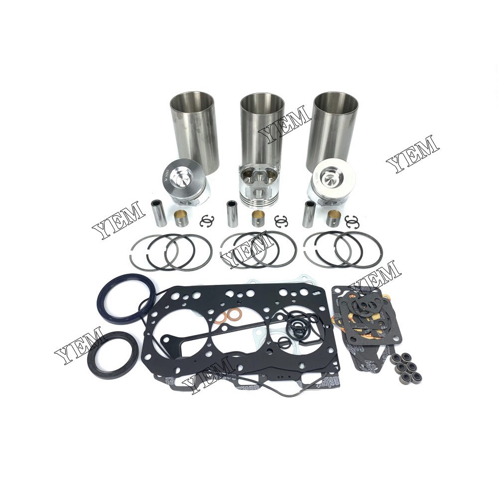 3D82 Overhaul Kit With Gasket Set For Yanmar 3 cylinder diesel engine parts For Yanmar