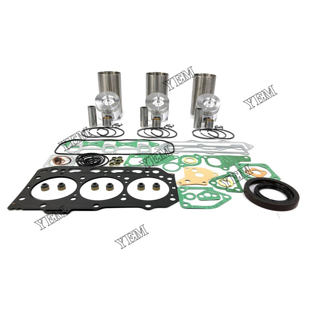 3D84-3 Overhaul Kit With Gasket Set For Yanmar 3 cylinder diesel engine parts For Yanmar