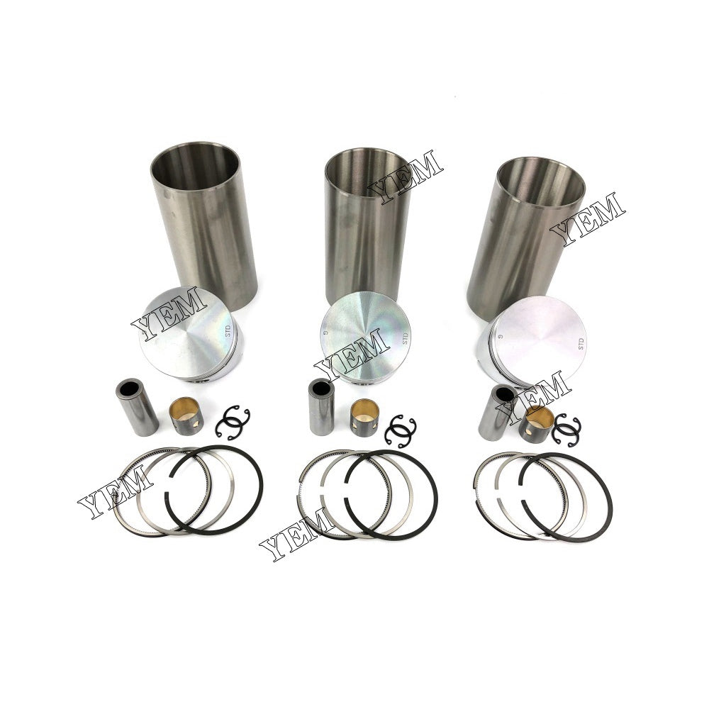 3T72HL Cylinder Liner Kit For Yanmar 3 cylinder diesel engine parts