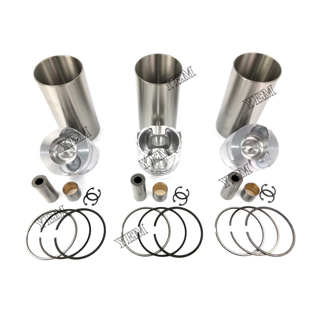 3TN100 Cylinder Liner Kit For Yanmar 3 cylinder diesel engine parts