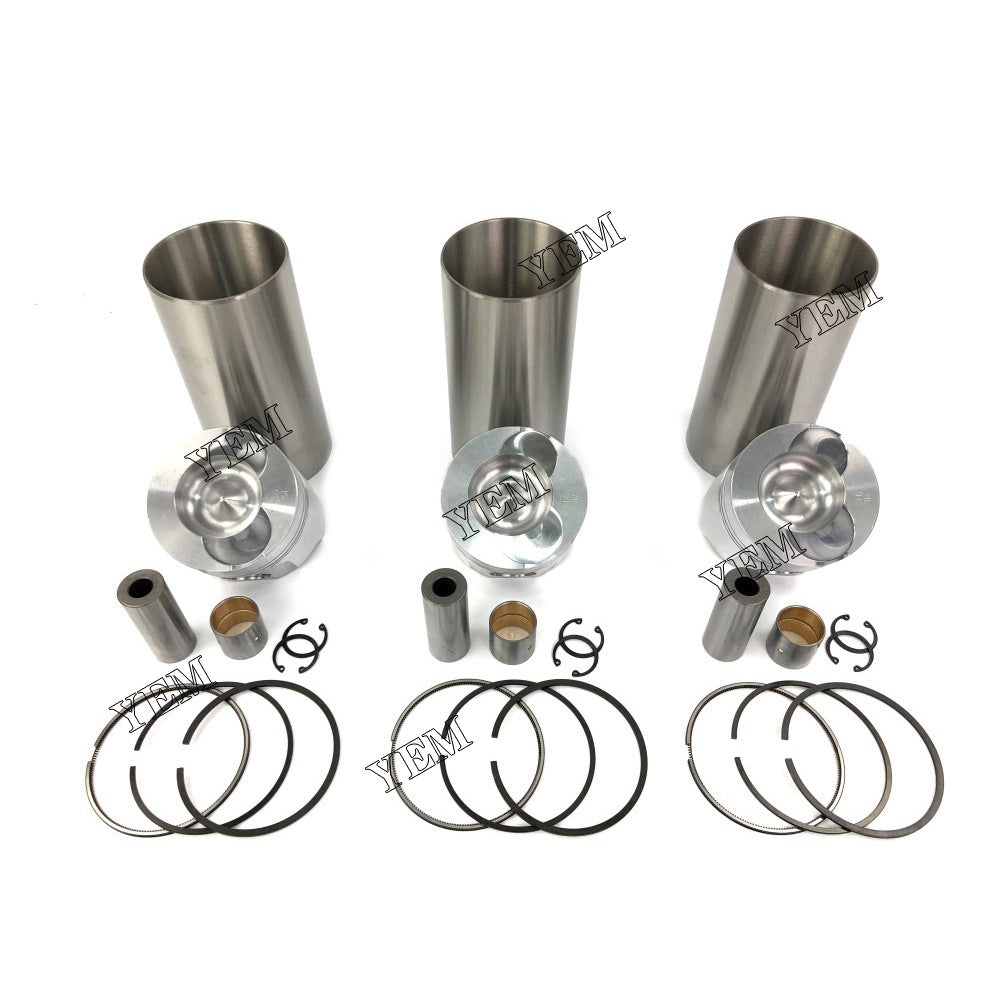 3TN100 Cylinder Liner Kit For Yanmar 3 cylinder diesel engine parts For Yanmar