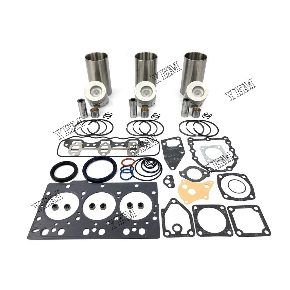 3TNE78 Overhaul Kit With Gasket Set For Yanmar 3 cylinder diesel engine parts