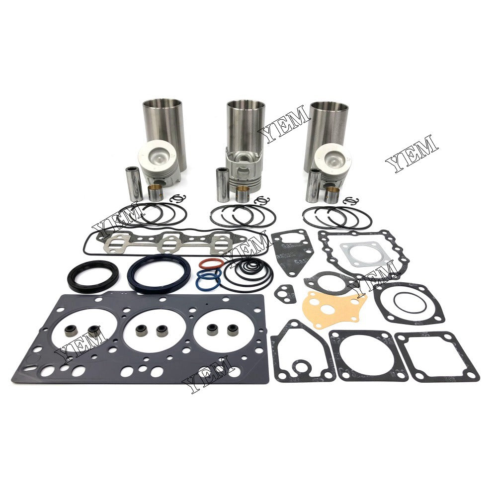 3TNE78 Overhaul Kit With Gasket Set For Yanmar 3 cylinder diesel engine parts For Yanmar