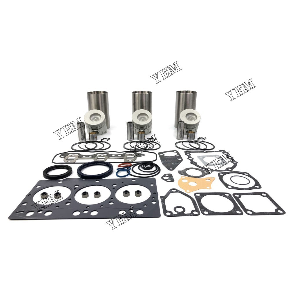 3TNE78 Overhaul Kit With Gasket Set For Yanmar 3 cylinder diesel engine parts For Yanmar