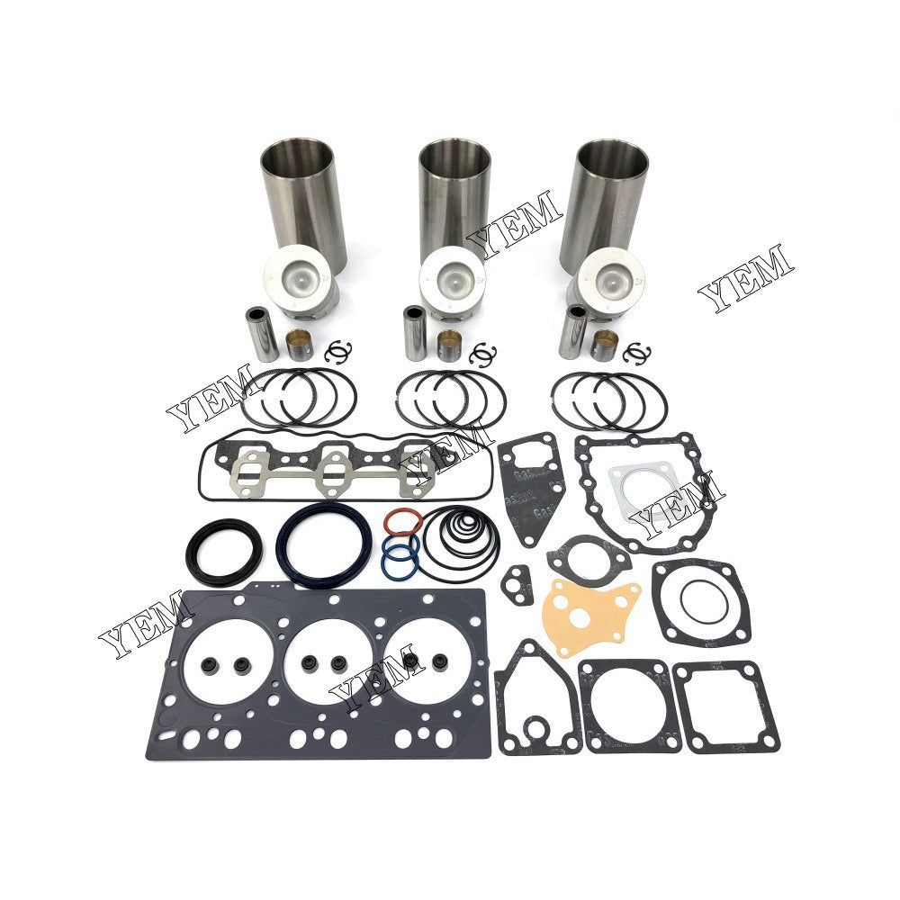 3TNE78 Overhaul Kit With Gasket Set For Yanmar 3 cylinder diesel engine parts For Yanmar