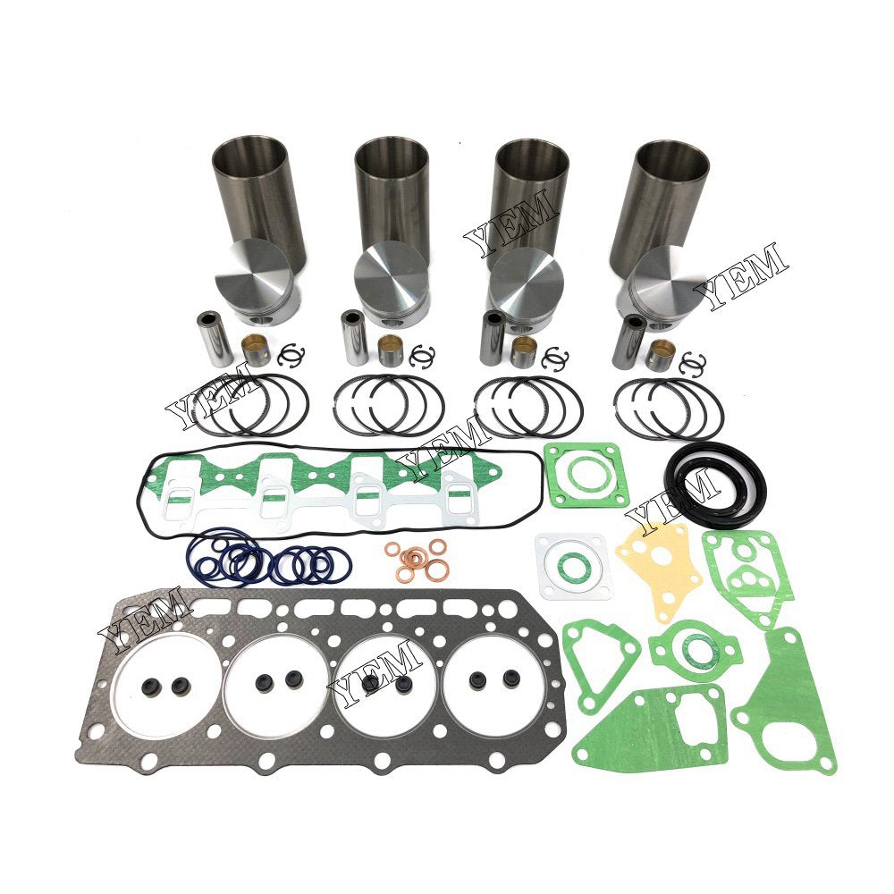 4D84-1 Overhaul Kit With Gasket Set For Yanmar 4 cylinder diesel engine parts