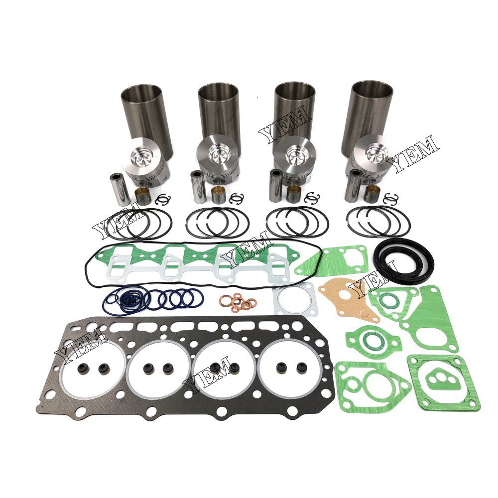 4D84-2 Overhaul Kit With Gasket Set For Yanmar 4 cylinder diesel engine parts