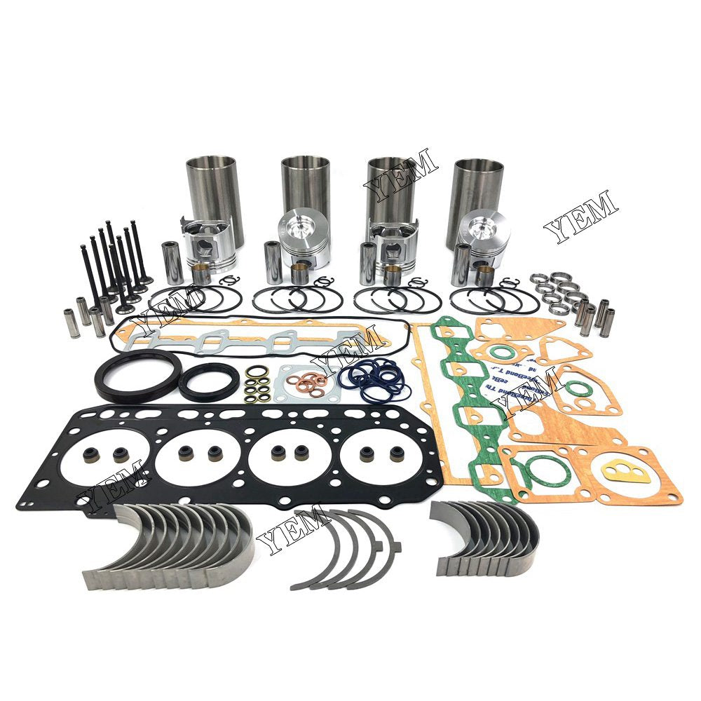 4D84-3 Overhaul Rebuild Kit For Yanmar 4 cylinder diesel engine parts