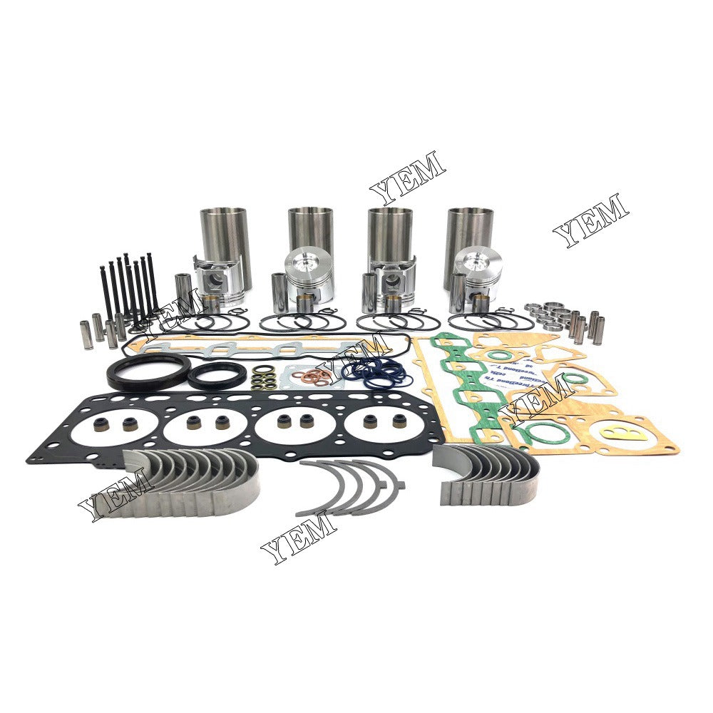 4D84-3 Overhaul Rebuild Kit For Yanmar 4 cylinder diesel engine parts For Yanmar