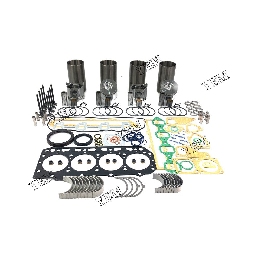 4D84-3 Overhaul Rebuild Kit For Yanmar 4 cylinder diesel engine parts For Yanmar