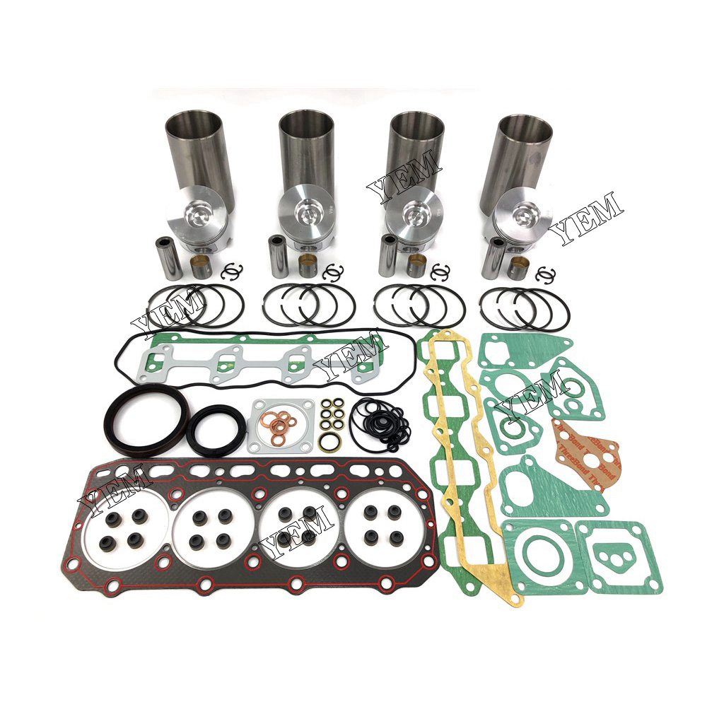 4D88 Overhaul Kit With Gasket Set For Yanmar 4 cylinder diesel engine parts