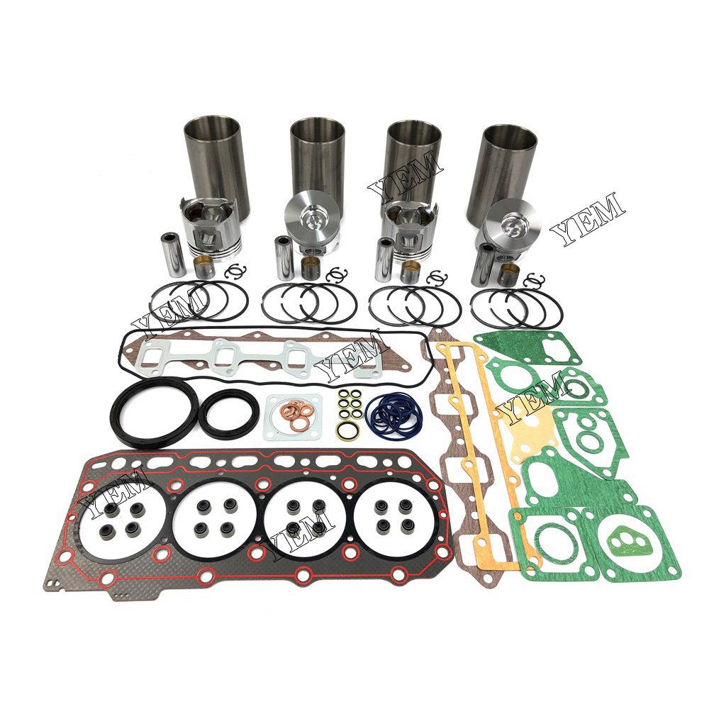 4TNV84 Overhaul Kit With Gasket Set For Yanmar 4 cylinder diesel engine parts