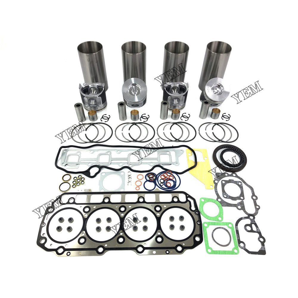 4TNV98 Overhaul Kit With Gasket Set For Yanmar 4 cylinder diesel engine parts