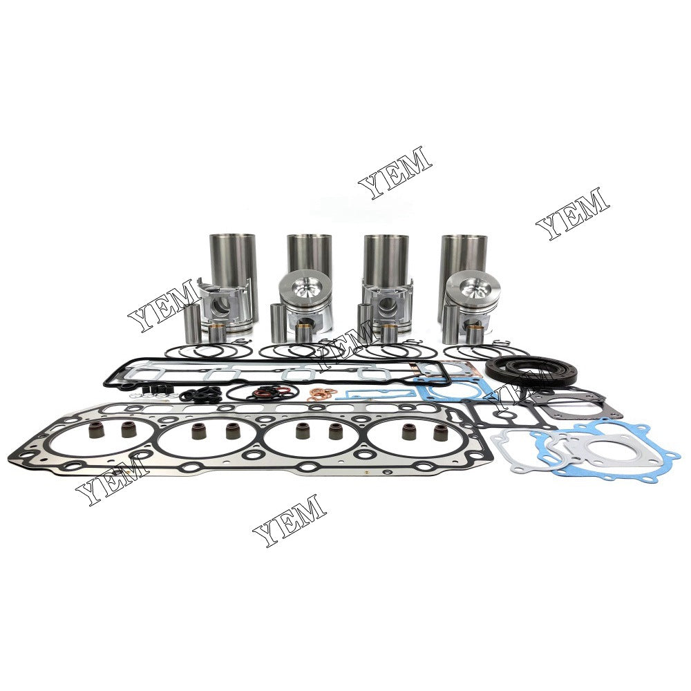 4TNE106 Overhaul Kit With Gasket Set For Yanmar 4 cylinder diesel engine parts For Yanmar