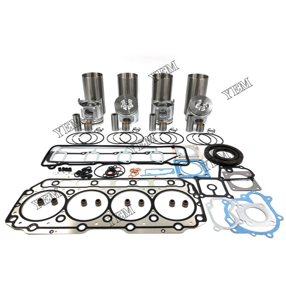 4TNE106 Overhaul Kit With Gasket Set For Yanmar 4 cylinder diesel engine parts For Yanmar