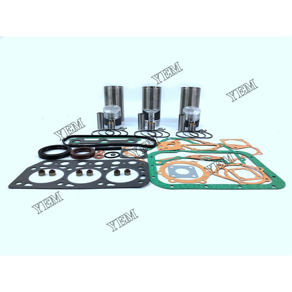 K3D Overhaul Kit With Gasket Set For Mitsubishi 3 cylinder diesel engine parts For Mitsubishi