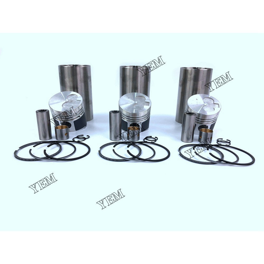 K3H Cylinder Liner Kit For Mitsubishi 3 cylinder diesel engine parts For Mitsubishi