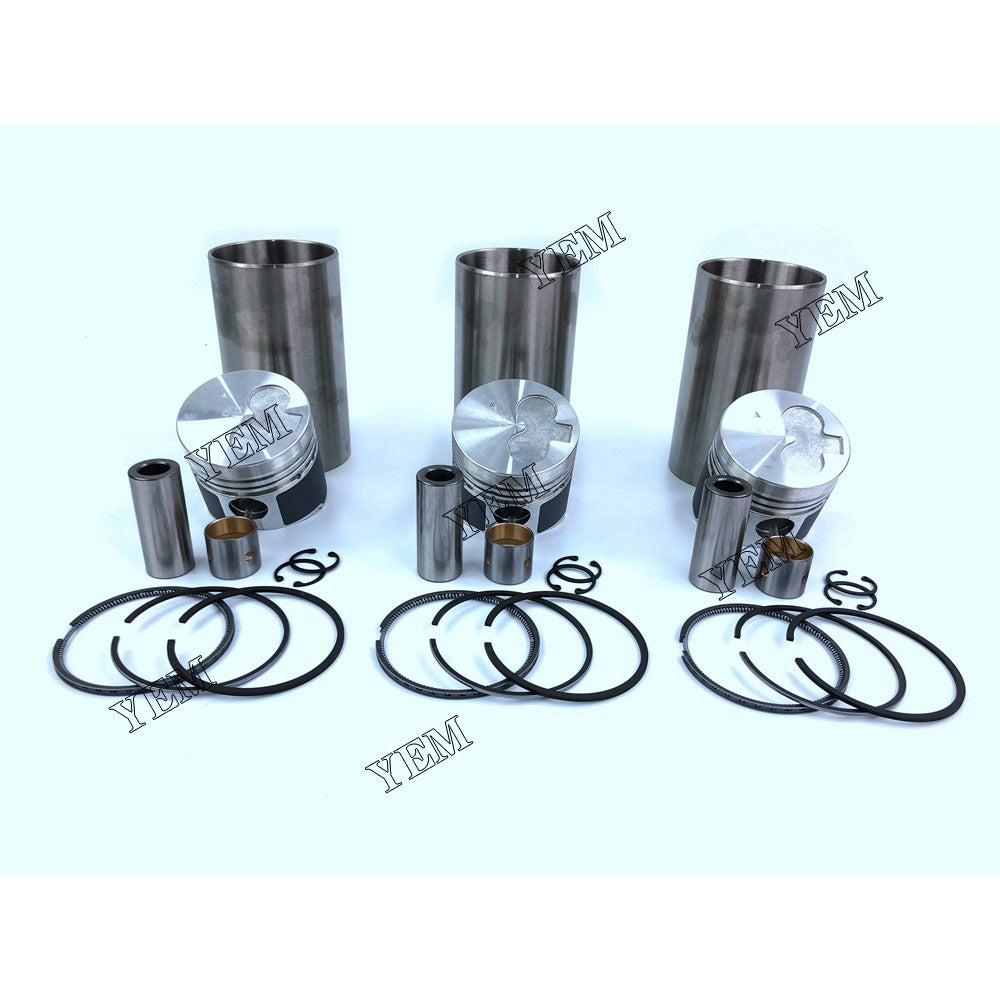 K3H Cylinder Liner Kit For Mitsubishi 3 cylinder diesel engine parts For Mitsubishi