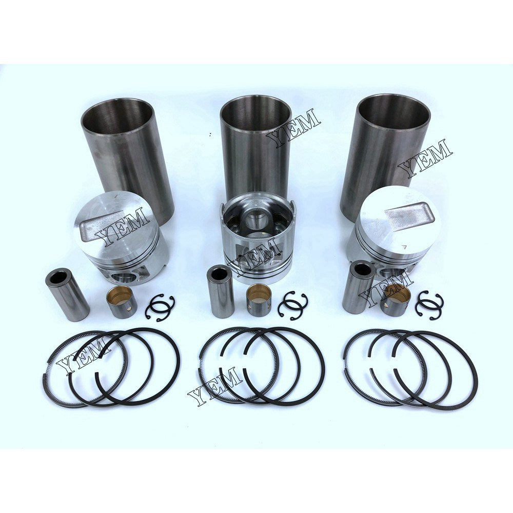 S3Q Cylinder Liner Kit For Mitsubishi 3 cylinder diesel engine parts For Mitsubishi