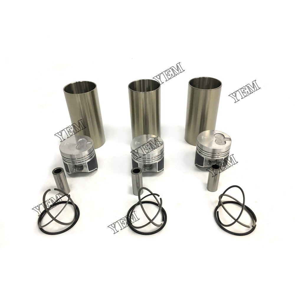 3KB1 Cylinder Liner Kit For Isuzu 3 cylinder diesel engine parts For Isuzu