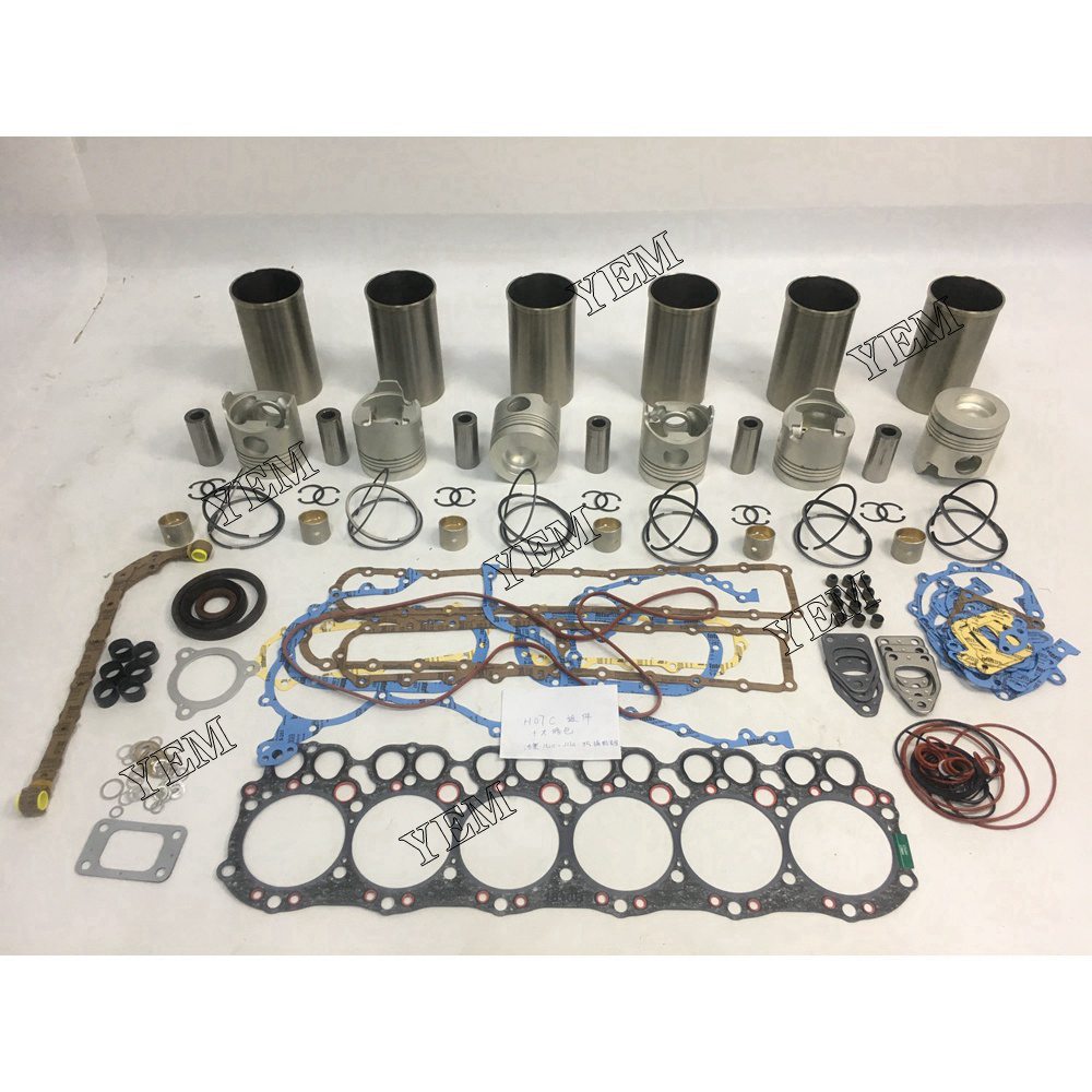 H07C Overhaul Kit With Gasket Set For Hino 6 cylinder diesel engine parts For Hino