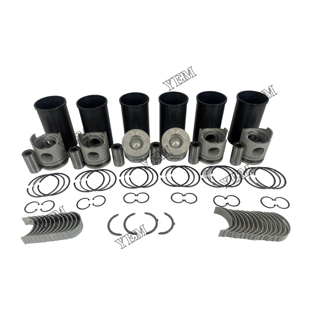 6D40 Overhaul Rebuild Kit With Bearing Set For Mitsubishi 6 cylinder diesel engine parts