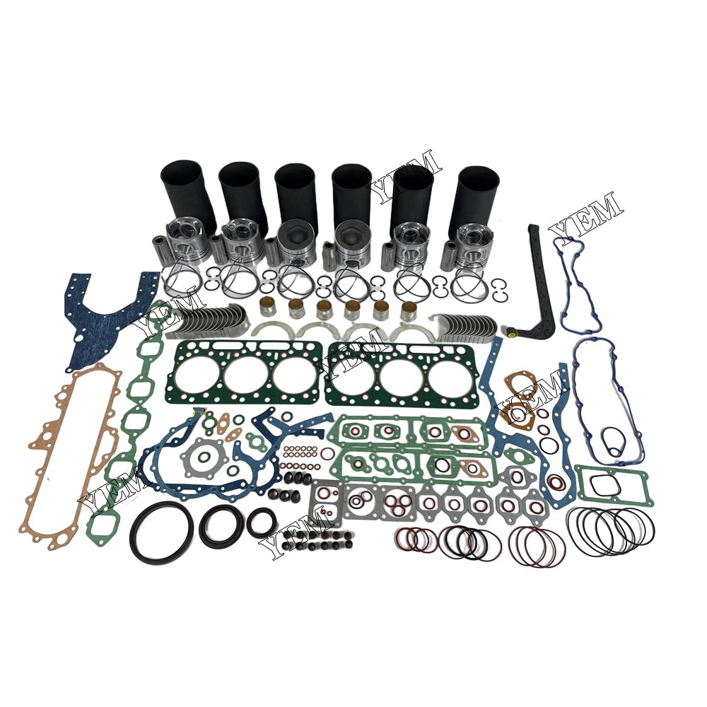 PF6 Overhaul Rebuild Kit With Gasket Set Bearing For Nissan 6 cylinder diesel engine parts