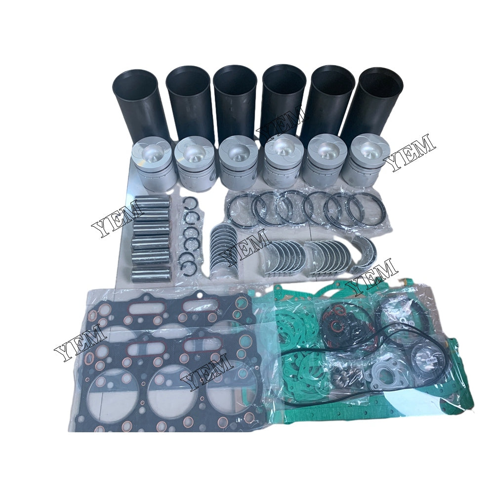 PD6 Overhaul Rebuild Kit With Gasket Set Bearings For Nissan 6 cylinder diesel engine parts