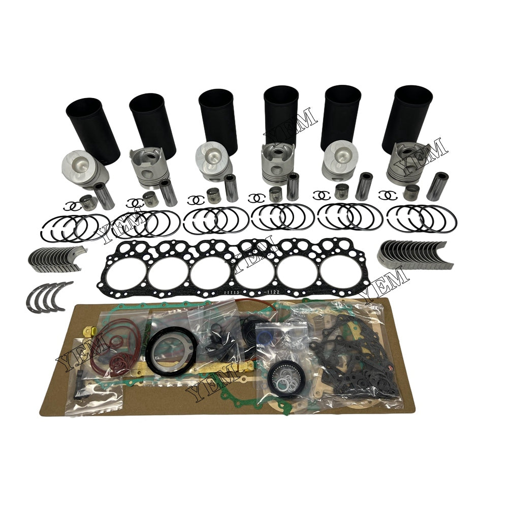 EH700 Overhaul Rebuild Kit With Gasket Set Bearing For Hino 6 cylinder diesel engine parts For Hino