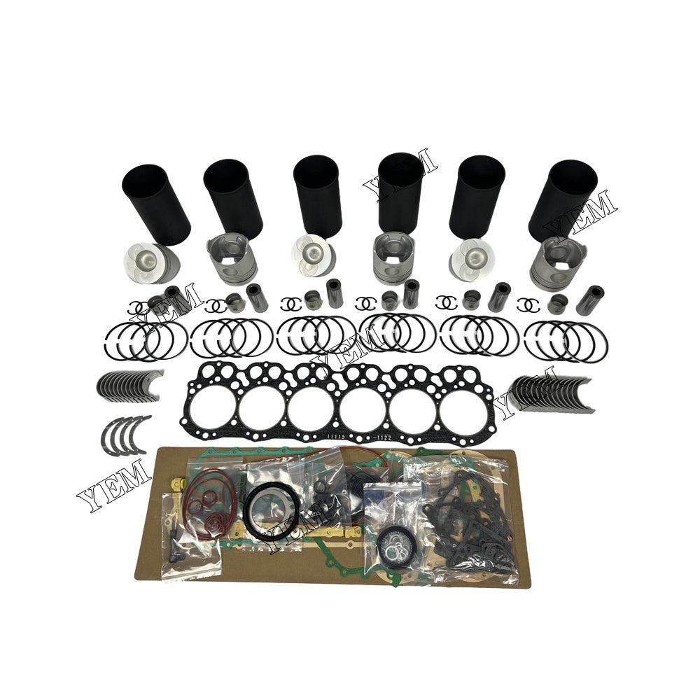 EH700 Overhaul Rebuild Kit With Gasket Set Bearing For Hino 6 cylinder diesel engine parts For Hino