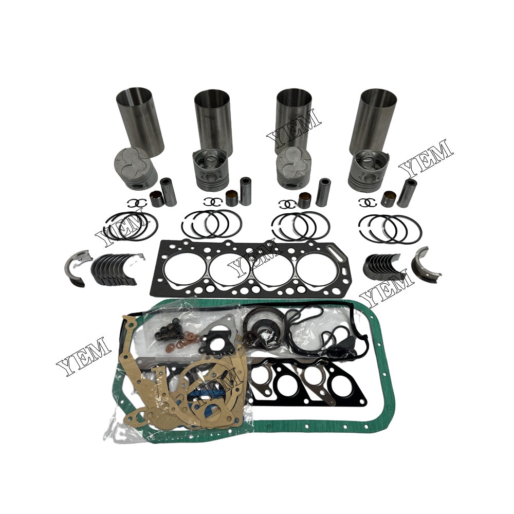 4D55 Overhaul Rebuild Kit With Gasket Set Bearing For Mitsubishi 4 cylinder diesel engine parts