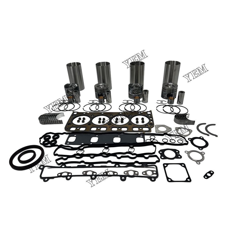 D34 Overhaul Rebuild Kit With Gasket Set Bearing For Doosan 4 cylinder diesel engine parts