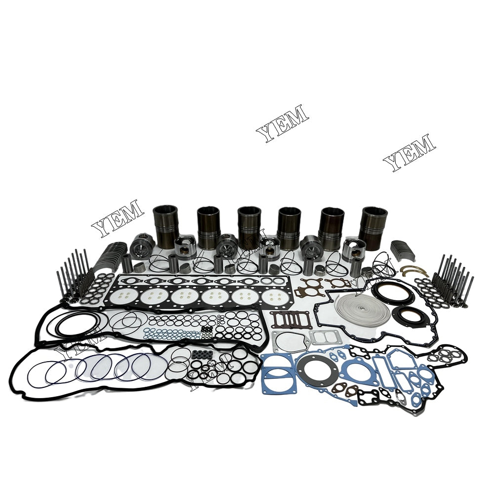 C12 Overhaul Rebuild Kit With Gasket Set Bearing-Valve Train For Caterpillar 6 cylinder diesel engine parts For Caterpillar