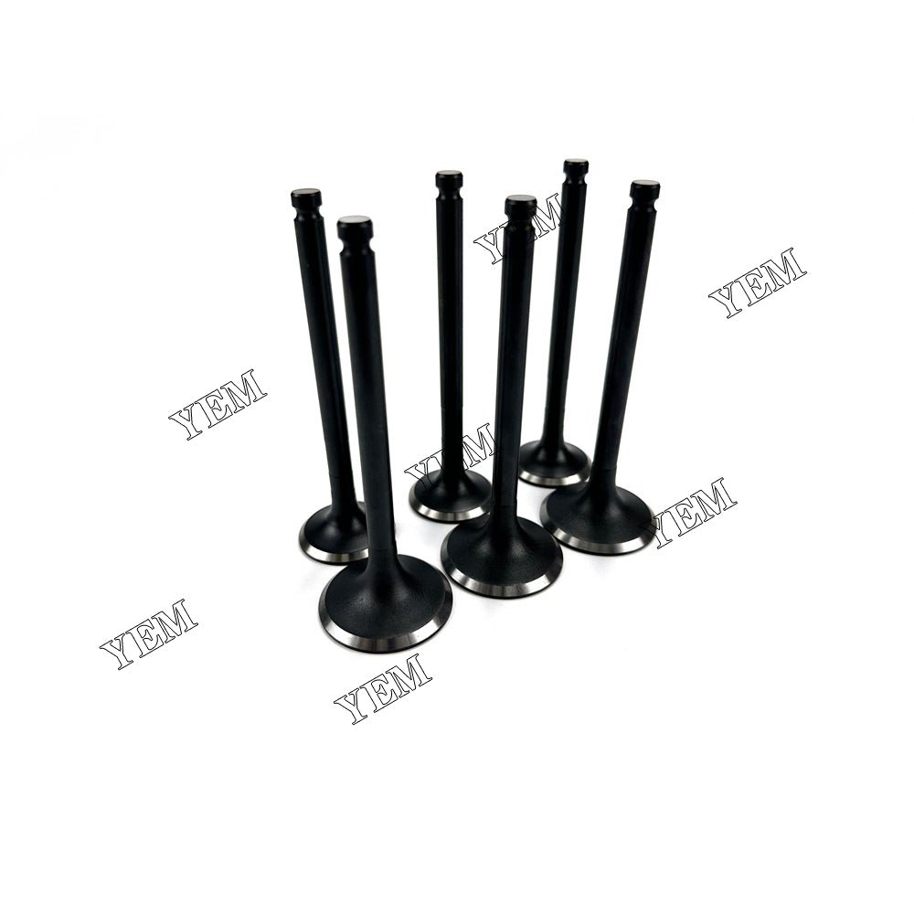 6X For Kubota D3200 Intake Valve With Exhaust Valve Diesel engine parts For Perkins