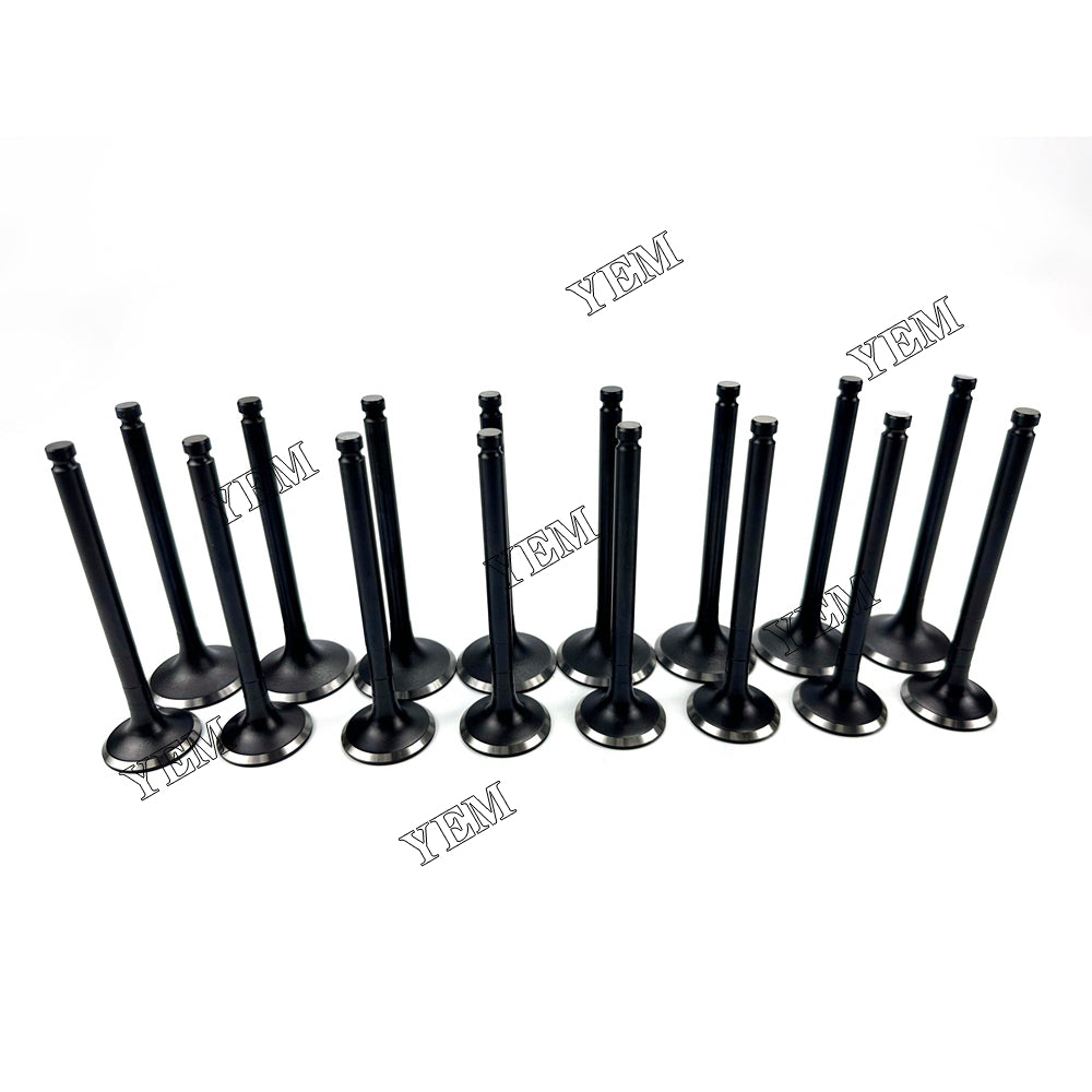 16X For Kubota KX185 Intake Valve With Exhaust Valve Diesel engine parts For Kubota