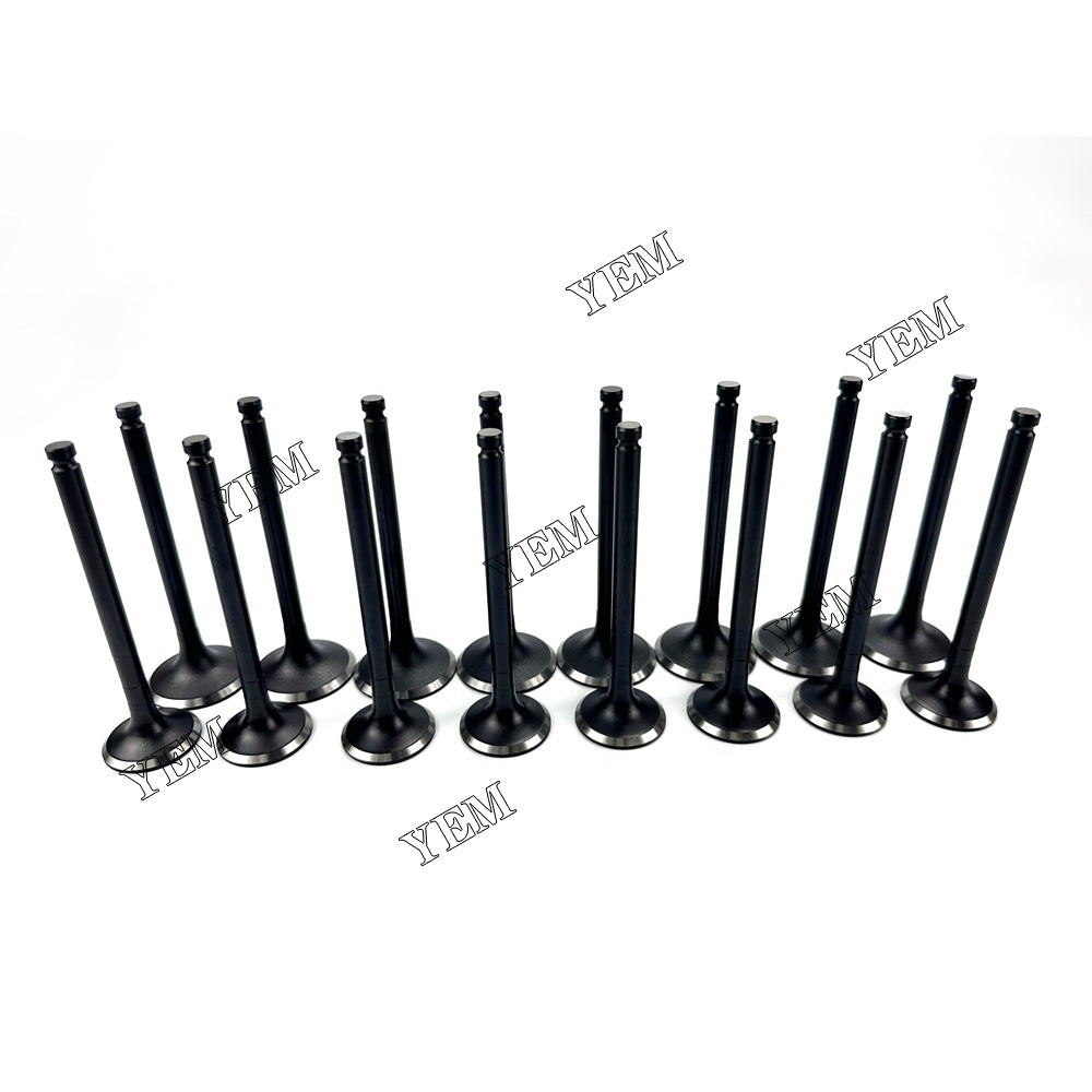 16X For Perkins 1104D-E44TA-16V Intake With Exhaust Valve Diesel engine parts For Yanmar